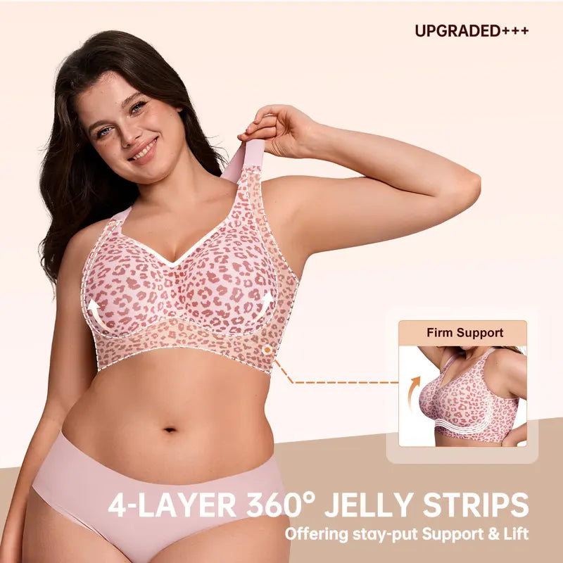 Seamless Comfort Full Coverage Wireless Bra