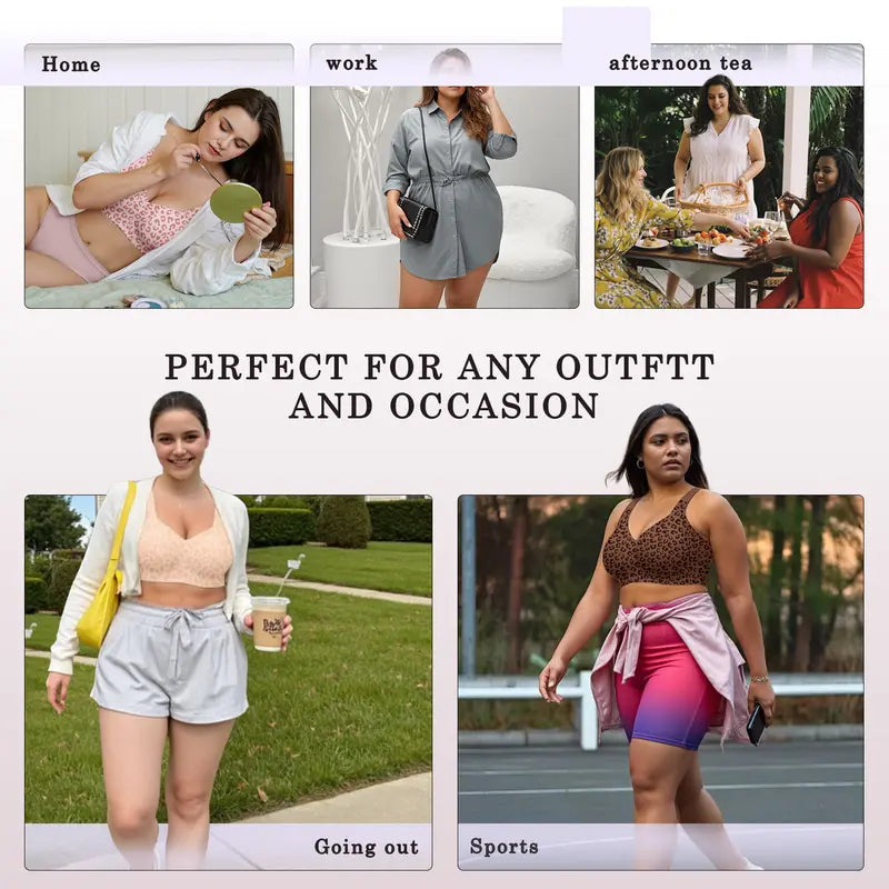 Seamless Comfort Full Coverage Wireless Bra